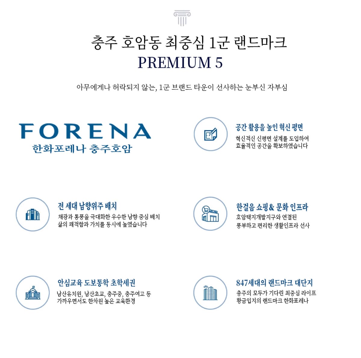 한화포레나 충주호암 프리미엄 5가지